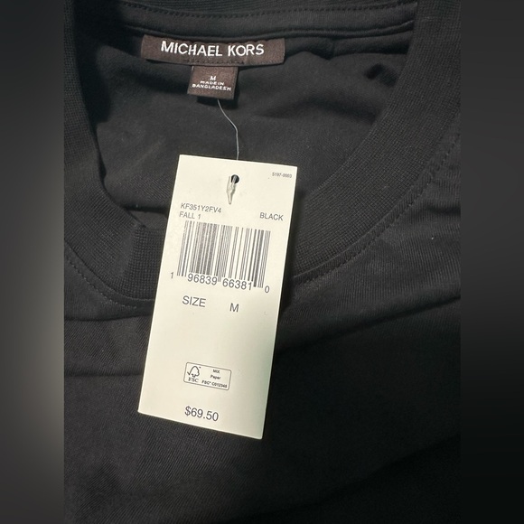 New Michael Kors man T-shirts size medium 100% cotton - Picture 4 of 5